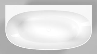 Ванна из искусственного камня Whitecross Pearl A 0214.155080.100 150x80см белый глянец